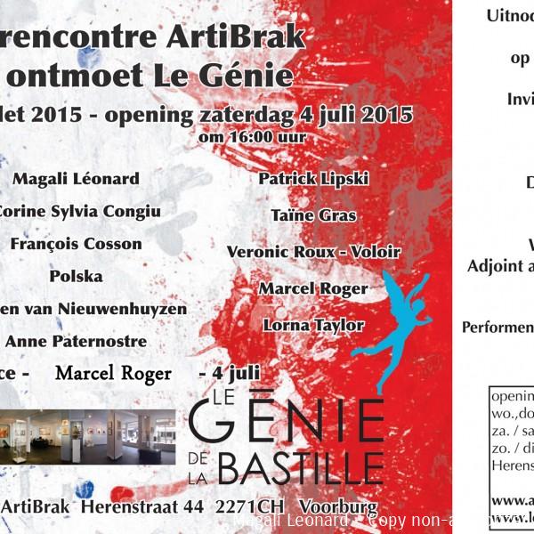 Invitation---ARTIBRAK--Le-Génie-de-le-Bastille---Voorburg
