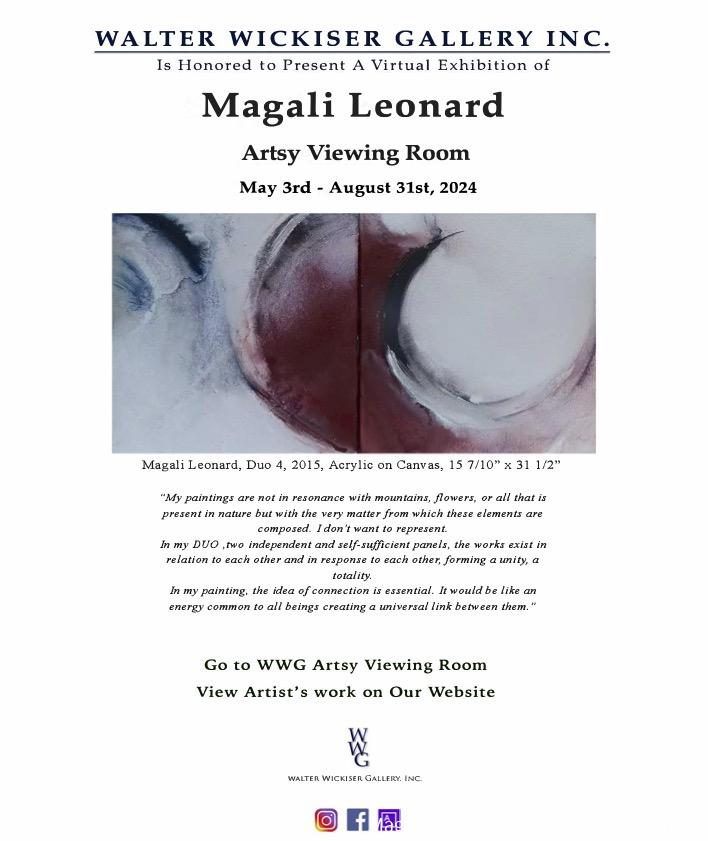 Magali LEONARD ARTSY Viewing Room 2024 May-August