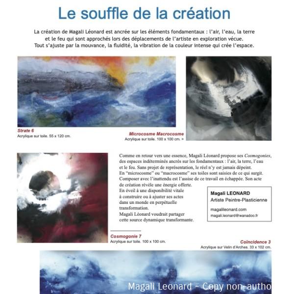 "Souffle de la création"