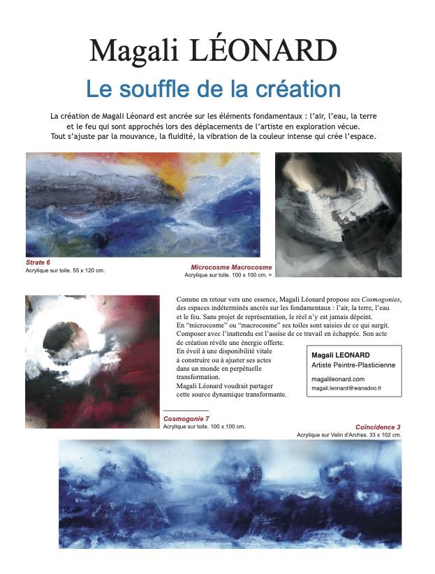 "Souffle de la création"