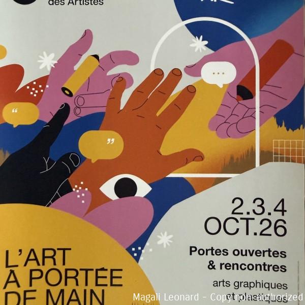 Participation EVENEMENT26 "ATELIER PORTES OUVERTES" maison des artistes